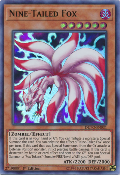 Nine-Tailed Fox [DUPO-EN031] Ultra Rare | Card Merchant Takapuna