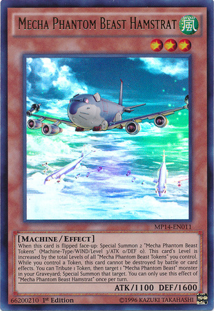 Mecha Phantom Beast Hamstrat [MP14-EN011] Ultra Rare | Card Merchant Takapuna