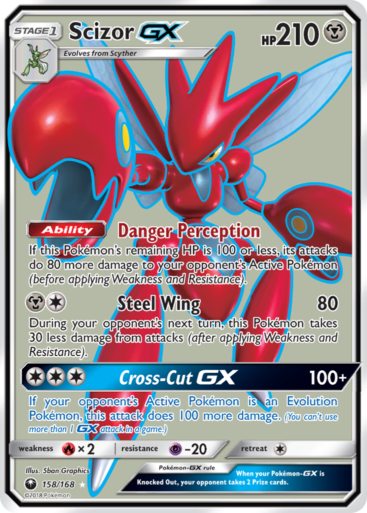 Scizor GX (158/168) [Sun & Moon: Celestial Storm] | Card Merchant Takapuna