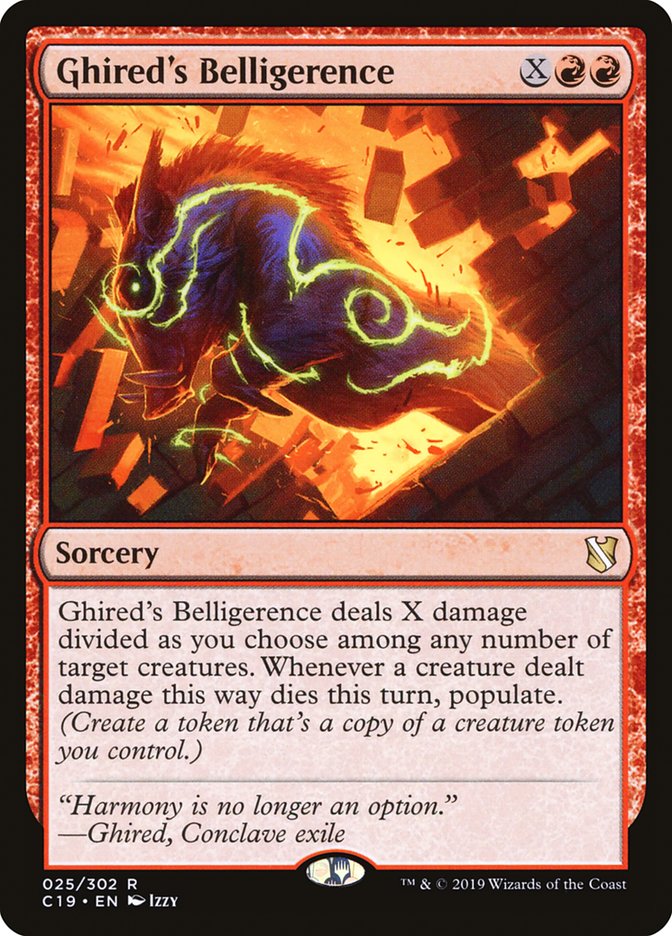 Ghired's Belligerence [Commander 2019] | Card Merchant Takapuna