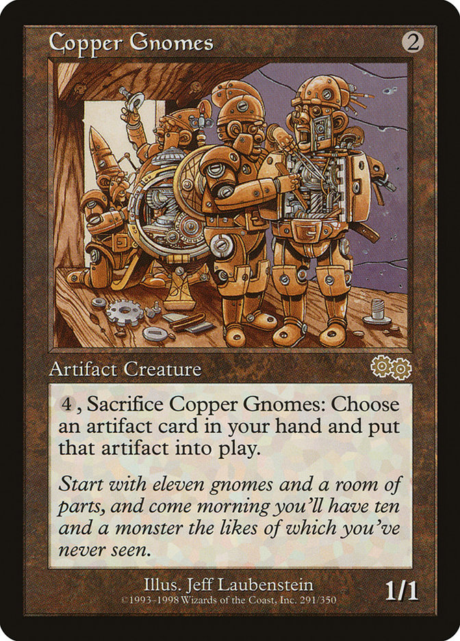 Copper Gnomes [Urza's Saga] | Card Merchant Takapuna