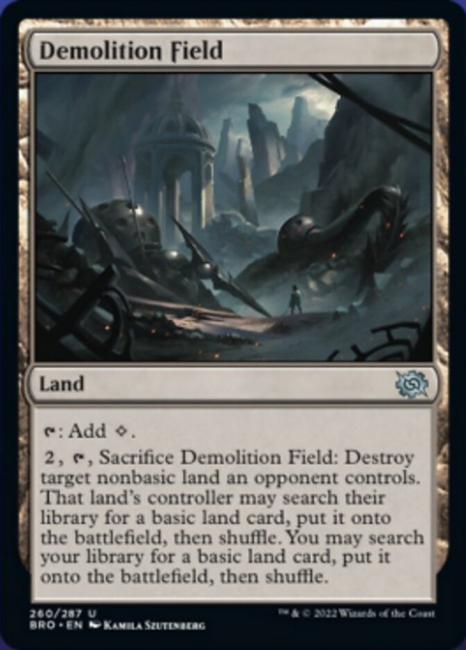 Demolition Field [The Brothers' War] | Card Merchant Takapuna