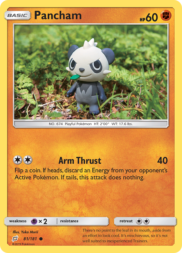 Pancham (81/181) [Sun & Moon: Team Up] | Card Merchant Takapuna