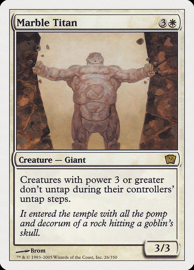 Marble Titan [Ninth Edition] | Card Merchant Takapuna