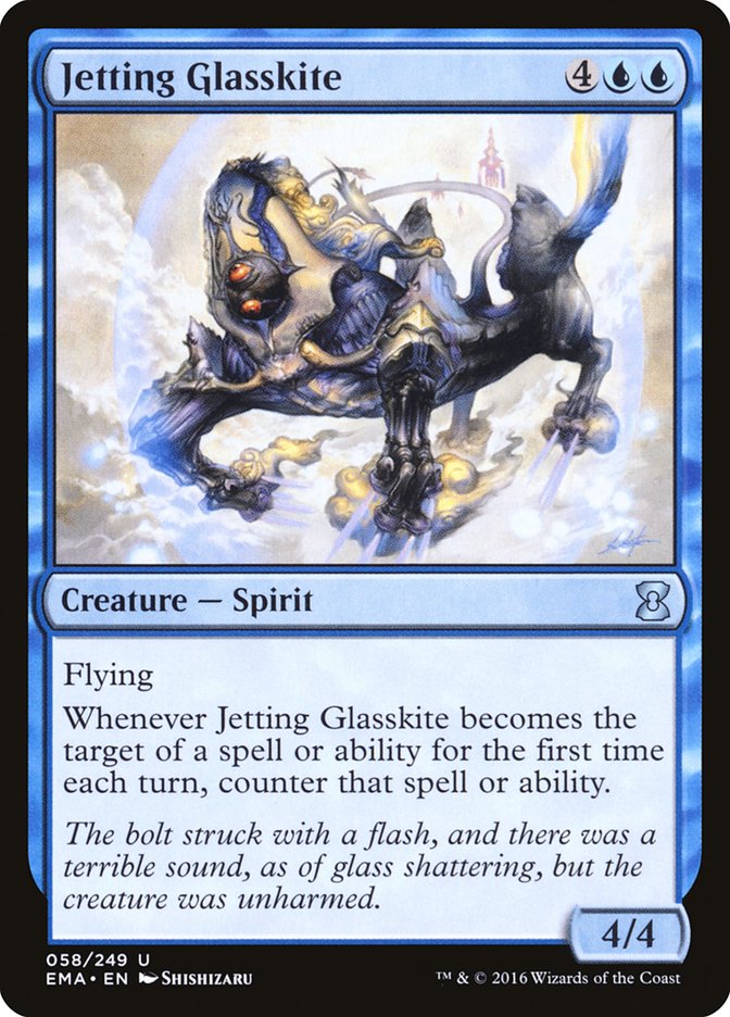 Jetting Glasskite [Eternal Masters] | Card Merchant Takapuna