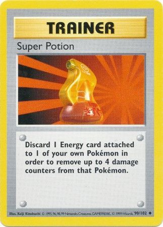 Super Potion (90/102) [Base Set Shadowless Unlimited] | Card Merchant Takapuna