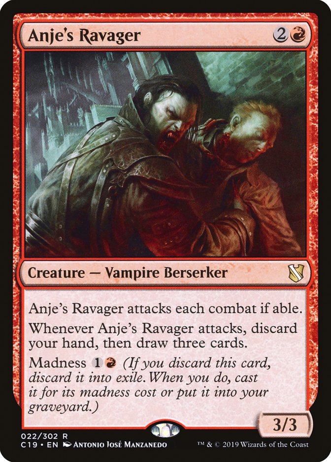 Anje's Ravager [Commander 2019] | Card Merchant Takapuna