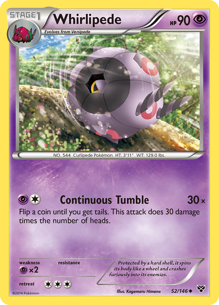 Whirlipede (52/146) [XY: Base Set] | Card Merchant Takapuna