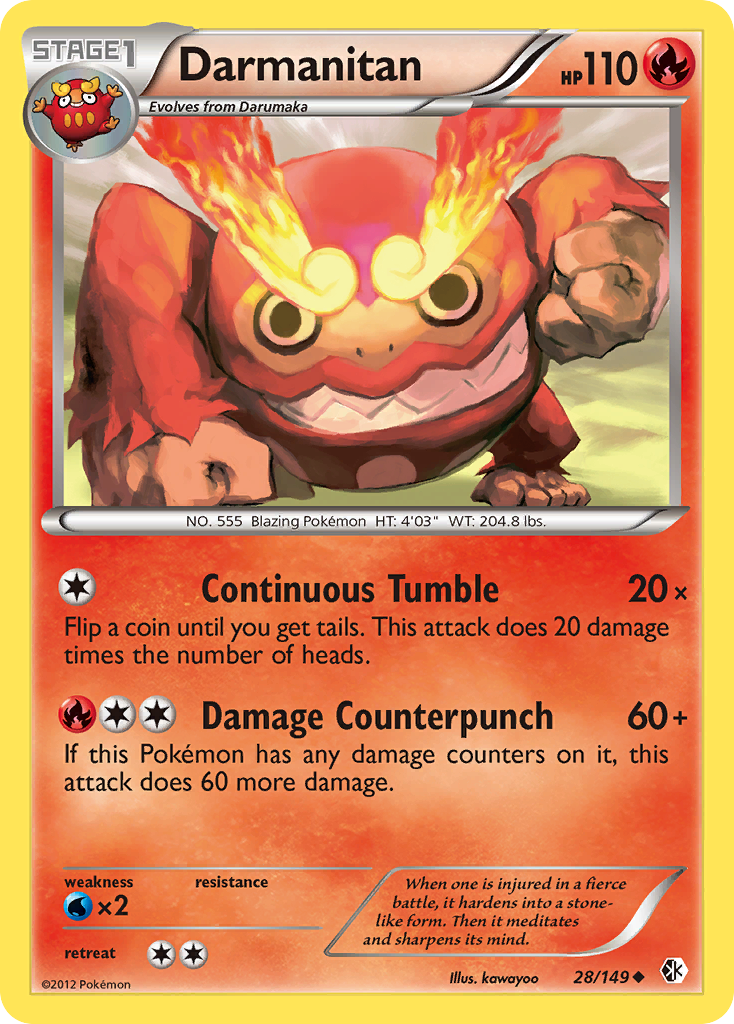 Darmanitan (28/149) [Black & White: Boundaries Crossed] | Card Merchant Takapuna