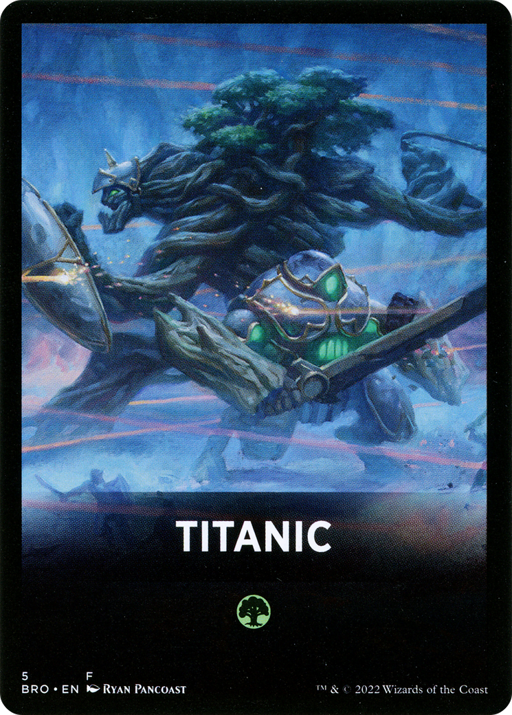 Titanic Theme Card [The Brothers' War Tokens] | Card Merchant Takapuna