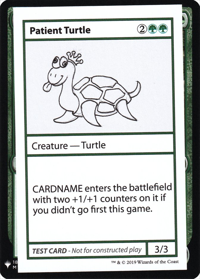 Patient Turtle [Mystery Booster Playtest Cards] | Card Merchant Takapuna