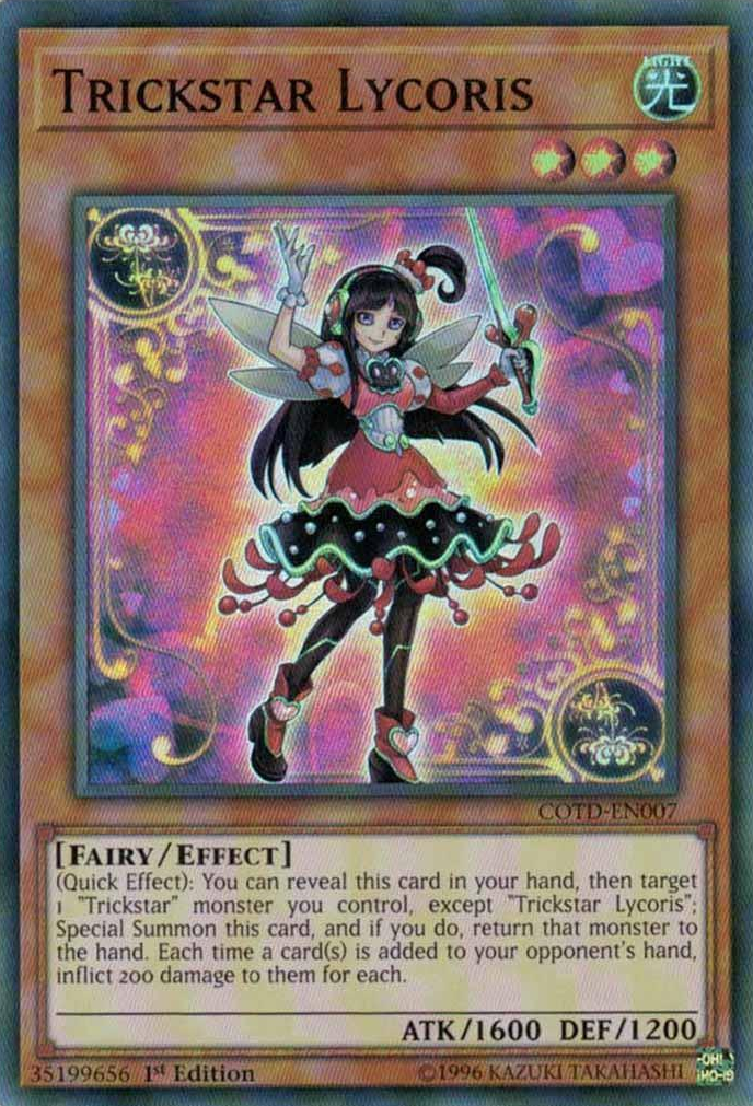 Trickstar Lycoris [COTD-EN007] Super Rare | Card Merchant Takapuna