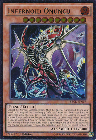 Infernoid Onuncu [SECE-EN019] Ultimate Rare | Card Merchant Takapuna