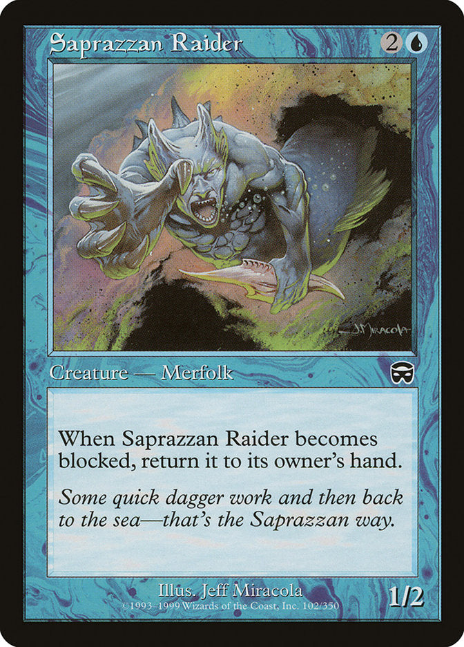 Saprazzan Raider [Mercadian Masques] | Card Merchant Takapuna