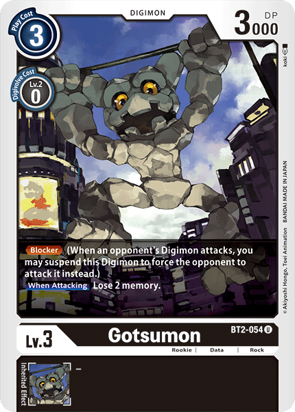 Gotsumon [BT2-054] [Release Special Booster Ver.1.0] | Card Merchant Takapuna