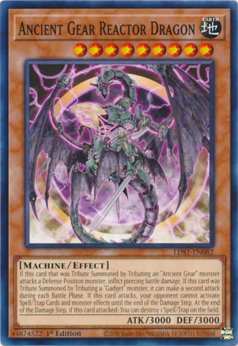 Ancient Gear Reactor Dragon [LDS1-EN082] Common | Card Merchant Takapuna