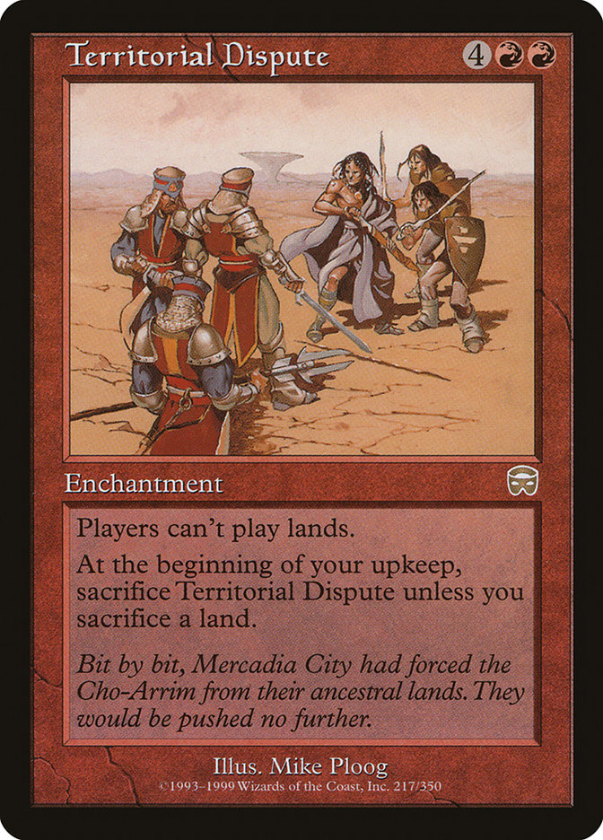 Territorial Dispute [Mercadian Masques] | Card Merchant Takapuna