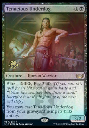 Tenacious Underdog [Streets of New Capenna Prerelease Promos] | Card Merchant Takapuna