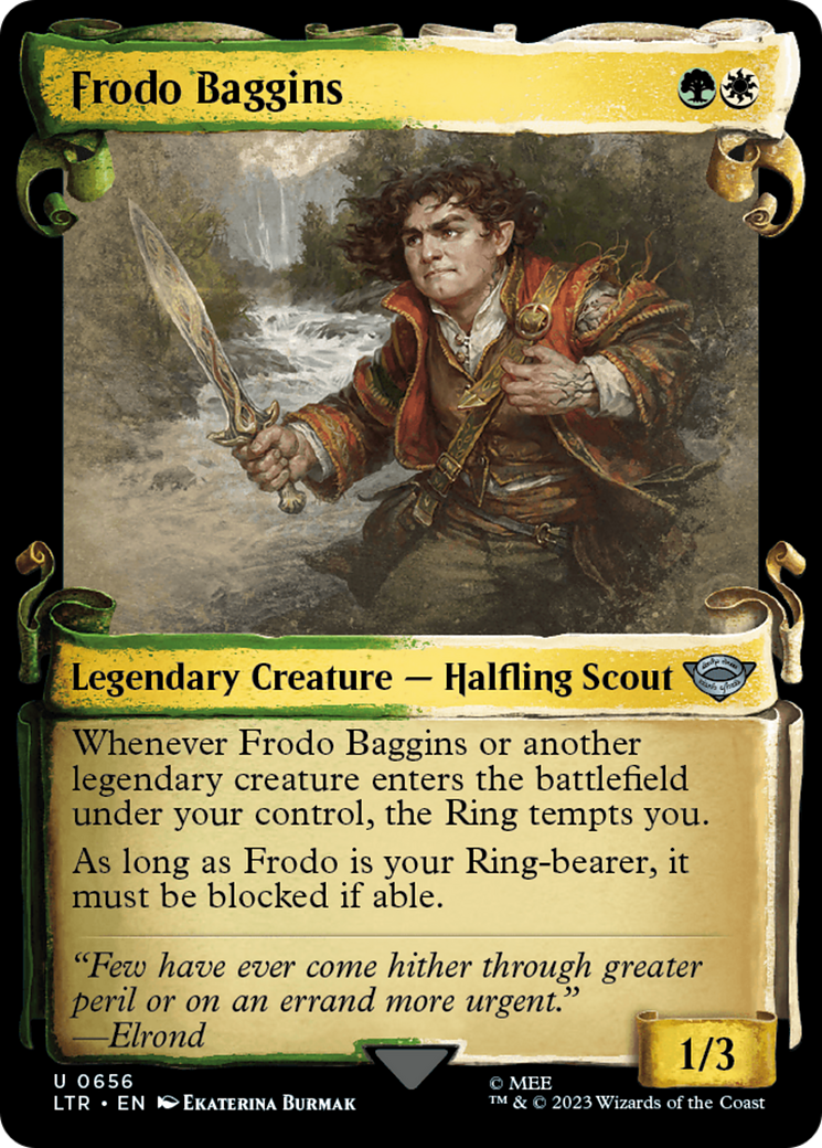 Frodo Baggins [The Lord of the Rings: Tales of Middle-Earth Showcase Scrolls] | Card Merchant Takapuna