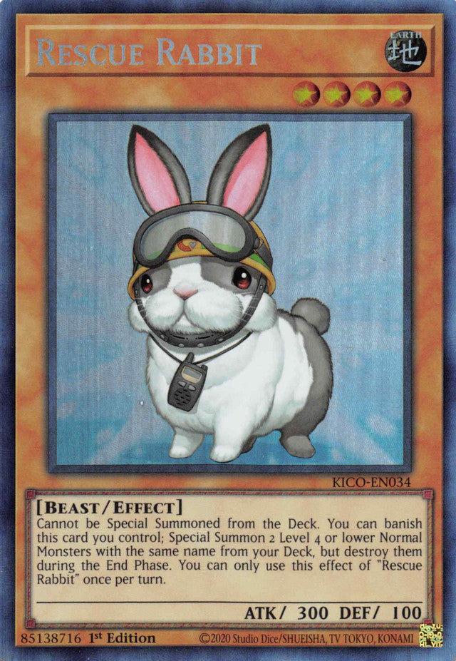 Rescue Rabbit (Collector's Rare) [KICO-EN034] Collector's Rare | Card Merchant Takapuna