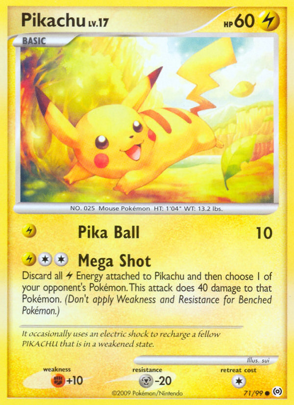 Pikachu (71/99) [Platinum: Arceus] | Card Merchant Takapuna