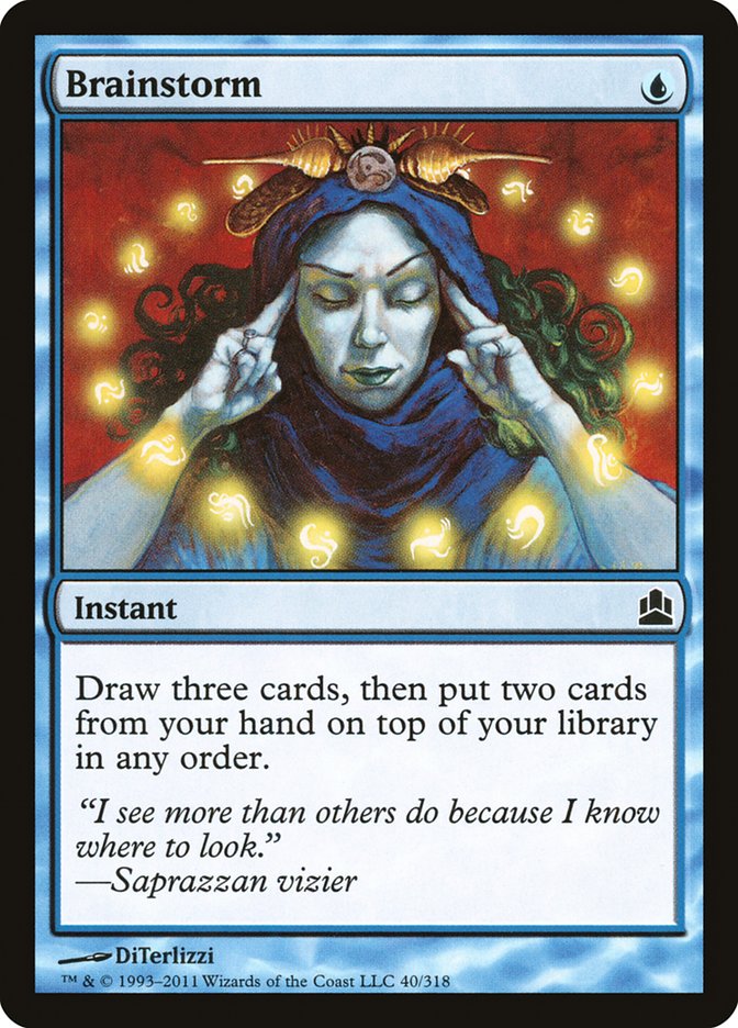 Brainstorm [Commander 2011] | Card Merchant Takapuna