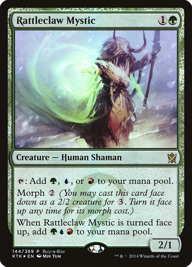 Rattleclaw Mystic (Buy-A-Box) [Khans of Tarkir Promos] | Card Merchant Takapuna