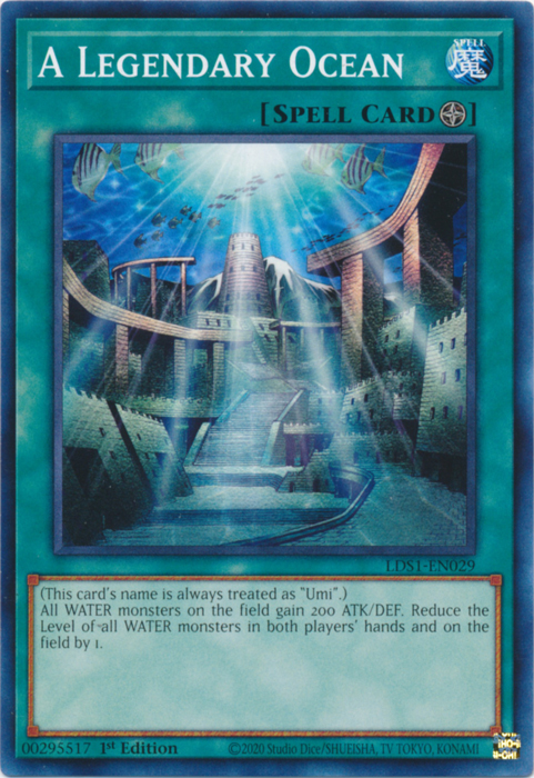 A Legendary Ocean [LDS1-EN029] Common | Card Merchant Takapuna