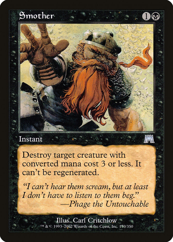 Smother [Onslaught] | Card Merchant Takapuna