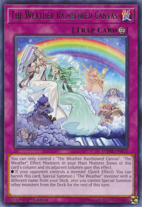 The Weather Rainbowed Canvas [DANE-EN073] Rare | Card Merchant Takapuna