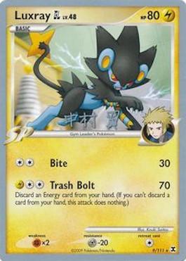 Luxray GL LV.48 (9/111) (Crowned Tiger - Tsubasa Nakamura) [World Championships 2009] | Card Merchant Takapuna