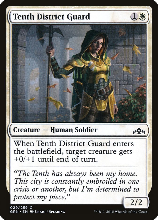 Tenth District Guard [Guilds of Ravnica] | Card Merchant Takapuna