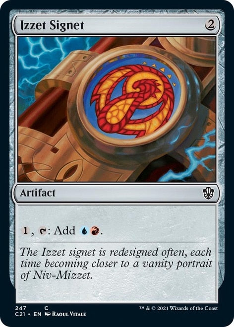 Izzet Signet [Commander 2021] | Card Merchant Takapuna