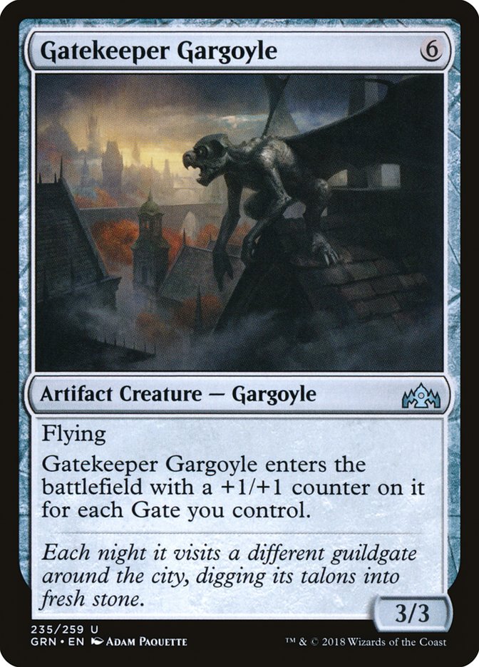 Gatekeeper Gargoyle [Guilds of Ravnica] | Card Merchant Takapuna