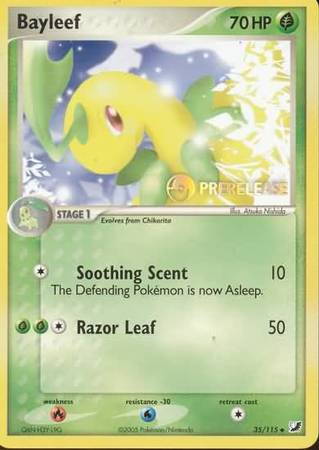 Bayleef (35/115) (Prerelease Promo) [Nintendo: Black Star Promos] | Card Merchant Takapuna