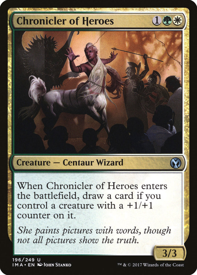 Chronicler of Heroes [Iconic Masters] | Card Merchant Takapuna