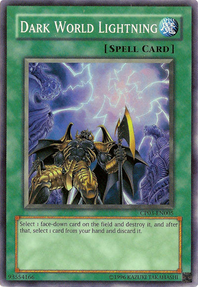 Dark World Lightning [CP03-EN005] Super Rare | Card Merchant Takapuna