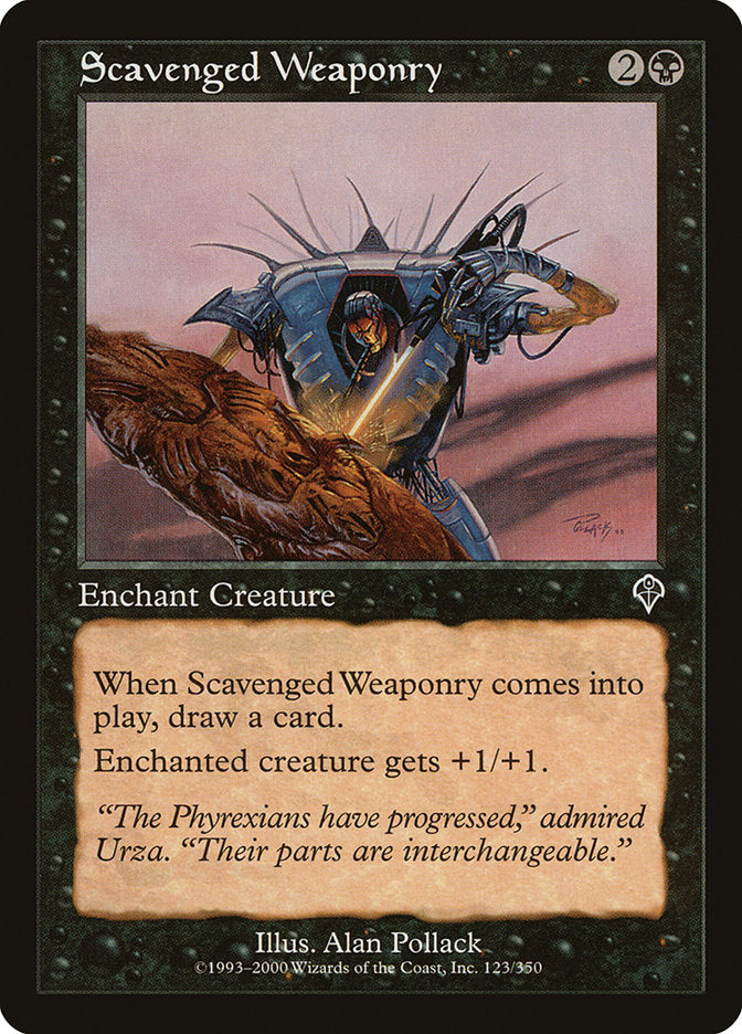 Scavenged Weaponry [Invasion] | Card Merchant Takapuna