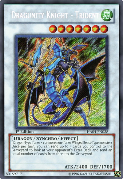 Dragunity Knight - Trident [HA04-EN028] Secret Rare | Card Merchant Takapuna