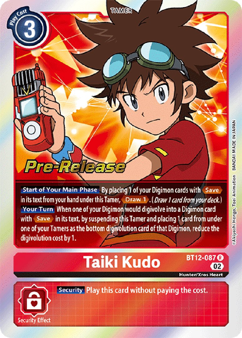 Taiki Kudo [BT12-087] [Across Time Pre-Release Cards] | Card Merchant Takapuna