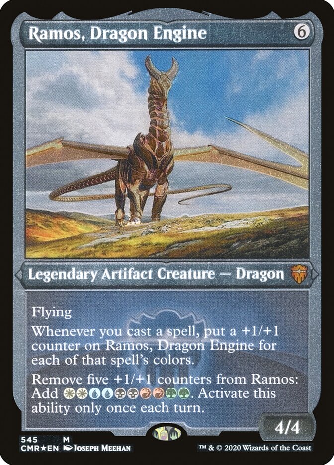 Ramos, Dragon Engine (Etched) [Commander Legends] | Card Merchant Takapuna