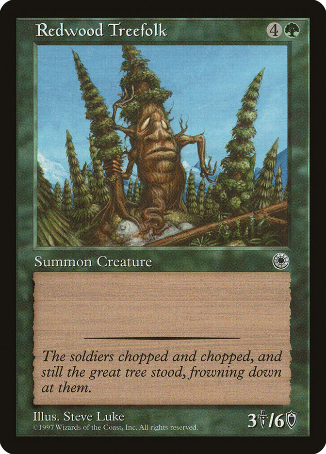 Redwood Treefolk [Portal] | Card Merchant Takapuna