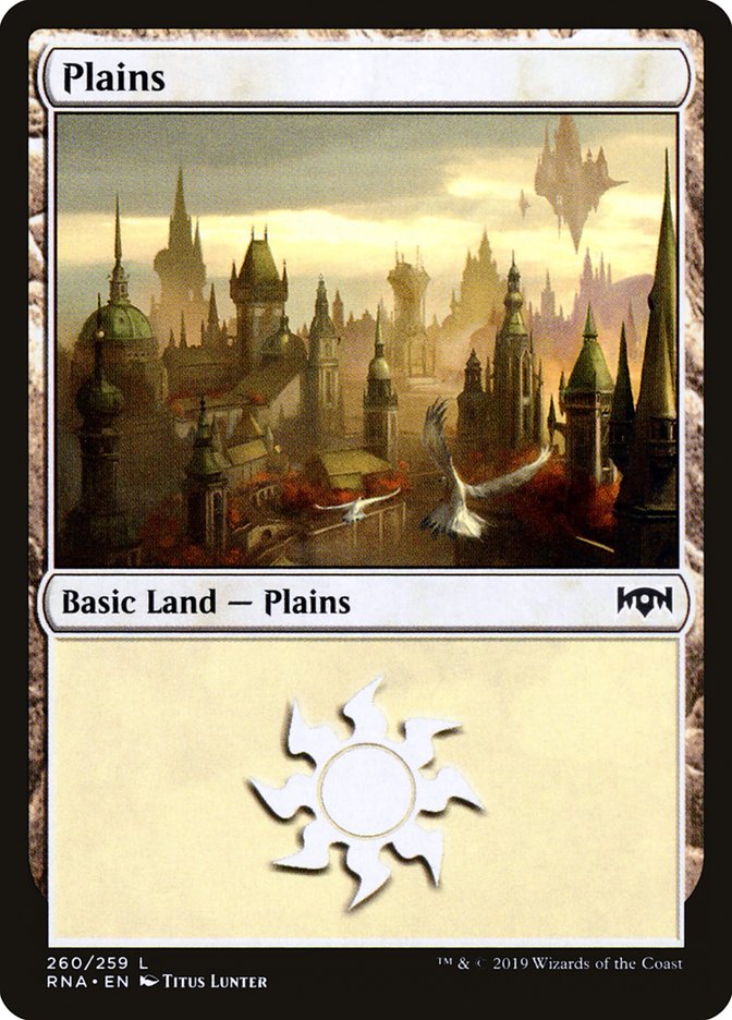 Plains (260) [Ravnica Allegiance] | Card Merchant Takapuna