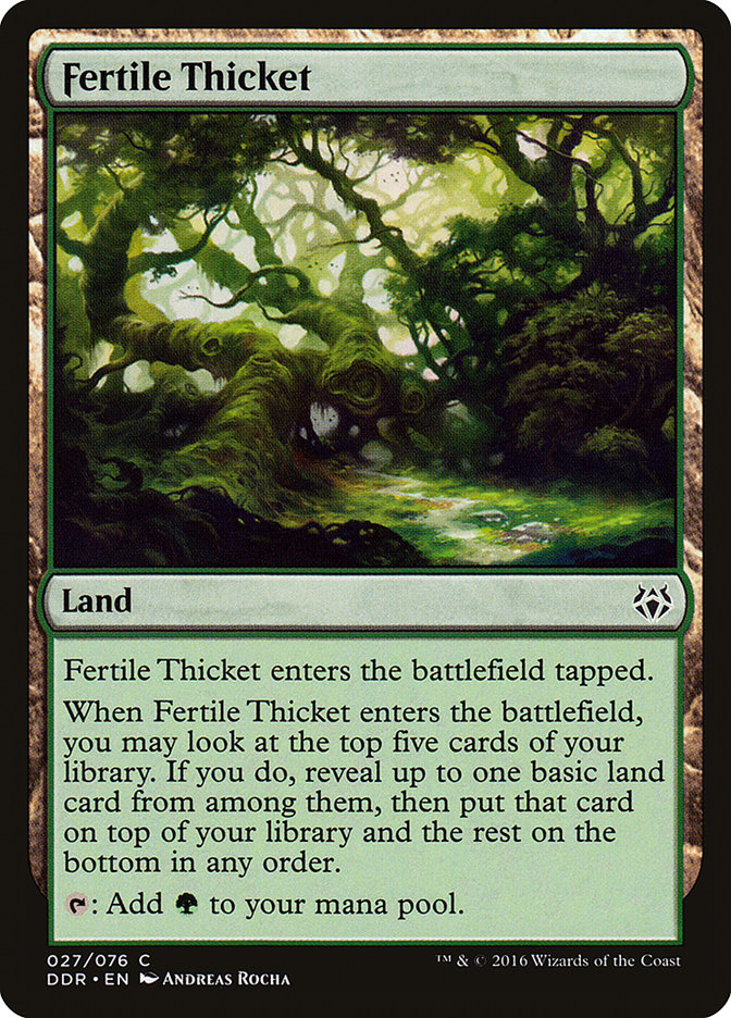 Fertile Thicket [Duel Decks: Nissa vs. Ob Nixilis] | Card Merchant Takapuna