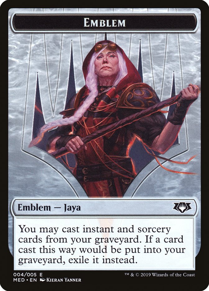 Jaya Ballard Emblem [Mythic Edition Tokens] | Card Merchant Takapuna