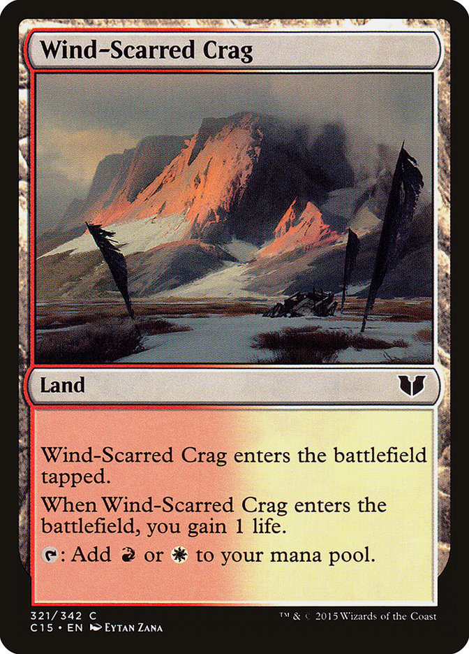 Wind-Scarred Crag [Commander 2015] | Card Merchant Takapuna