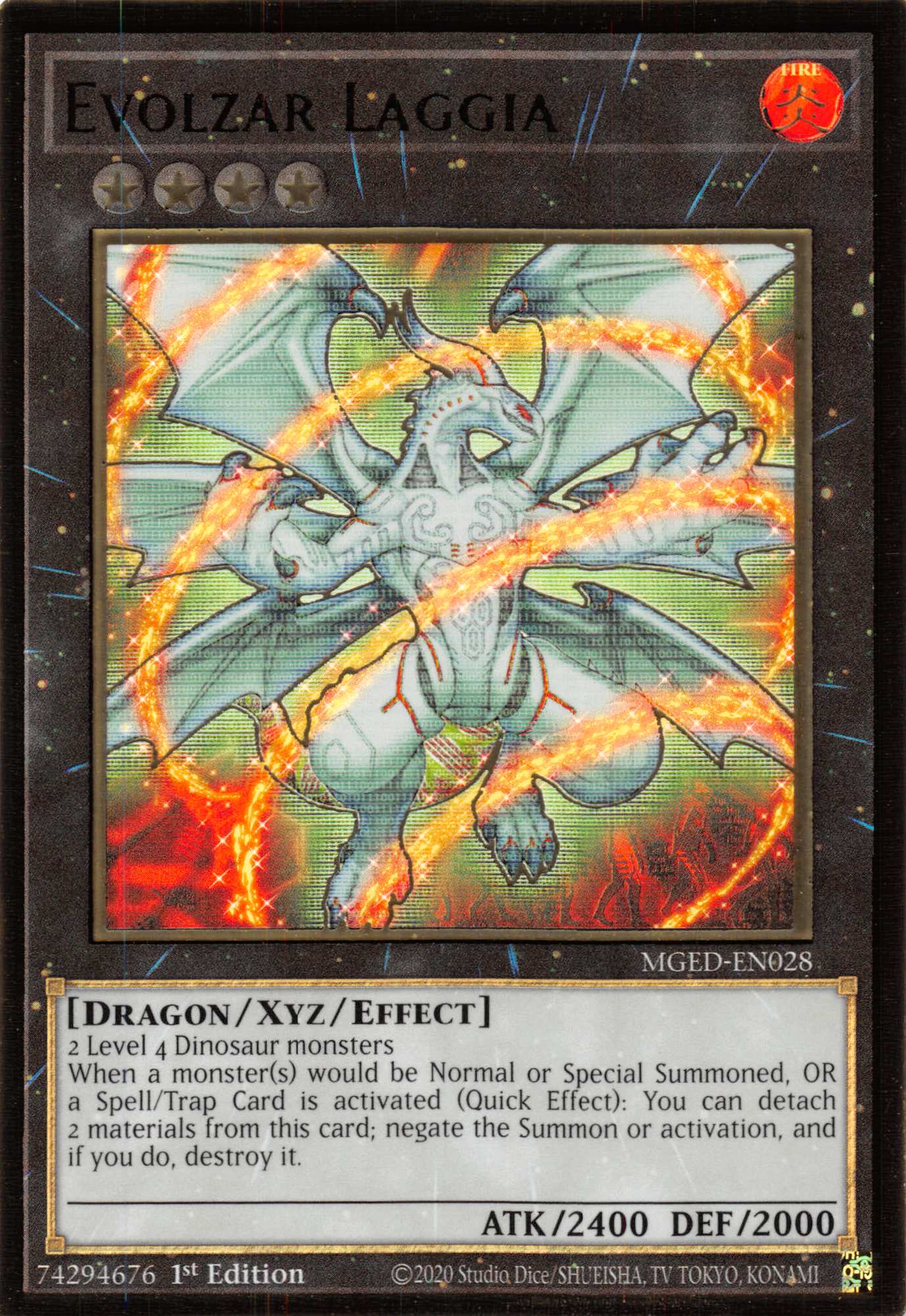 Evolzar Laggia [MGED-EN028] Gold Rare | Card Merchant Takapuna