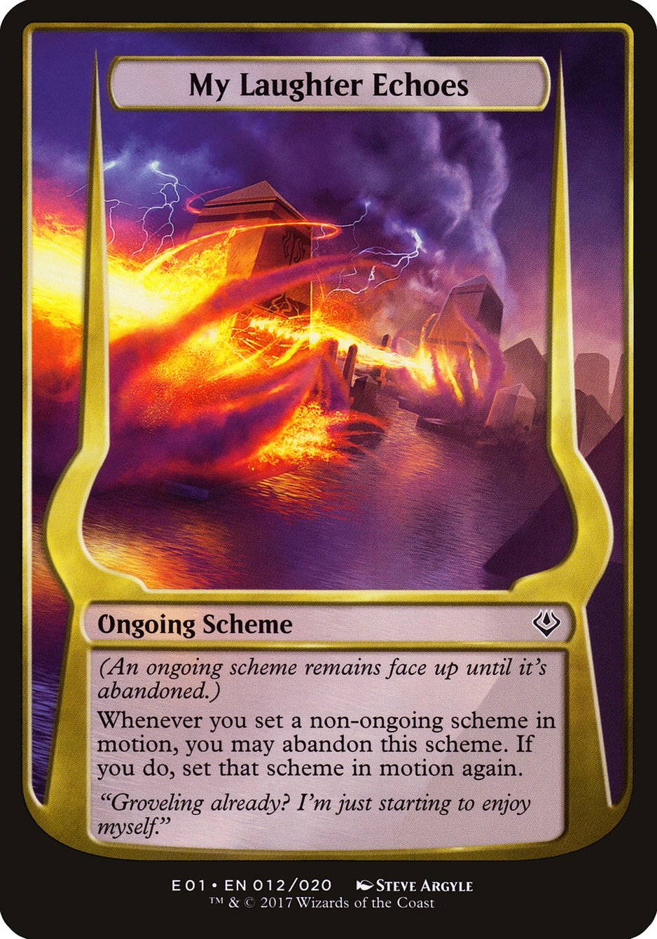 My Laughter Echoes (Schemes) [Archenemy: Nicol Bolas Schemes] | Card Merchant Takapuna