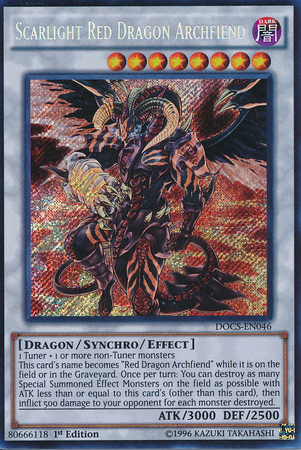 Scarlight Red Dragon Archfiend [DOCS-EN046] Secret Rare | Card Merchant Takapuna