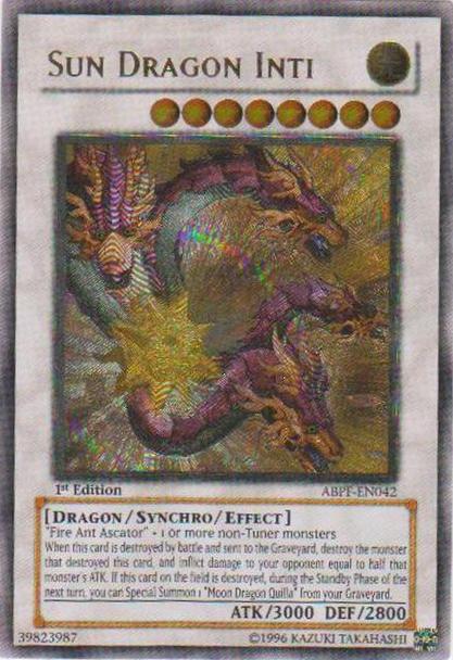 Sun Dragon Inti [ABPF-EN042] Ultimate Rare | Card Merchant Takapuna